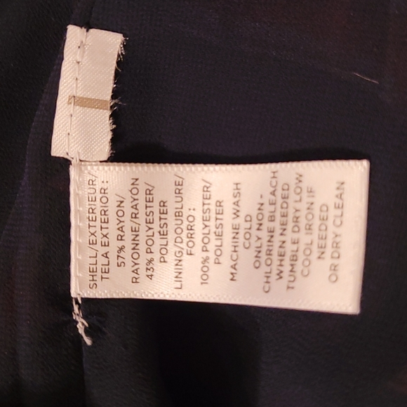 LOFT Plaid Mini Dress With Wiast Tie Size Small - Picture 6 of 6